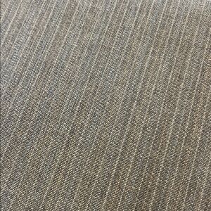 Gray Striped Suit Fabric 2 yards x 62” wide